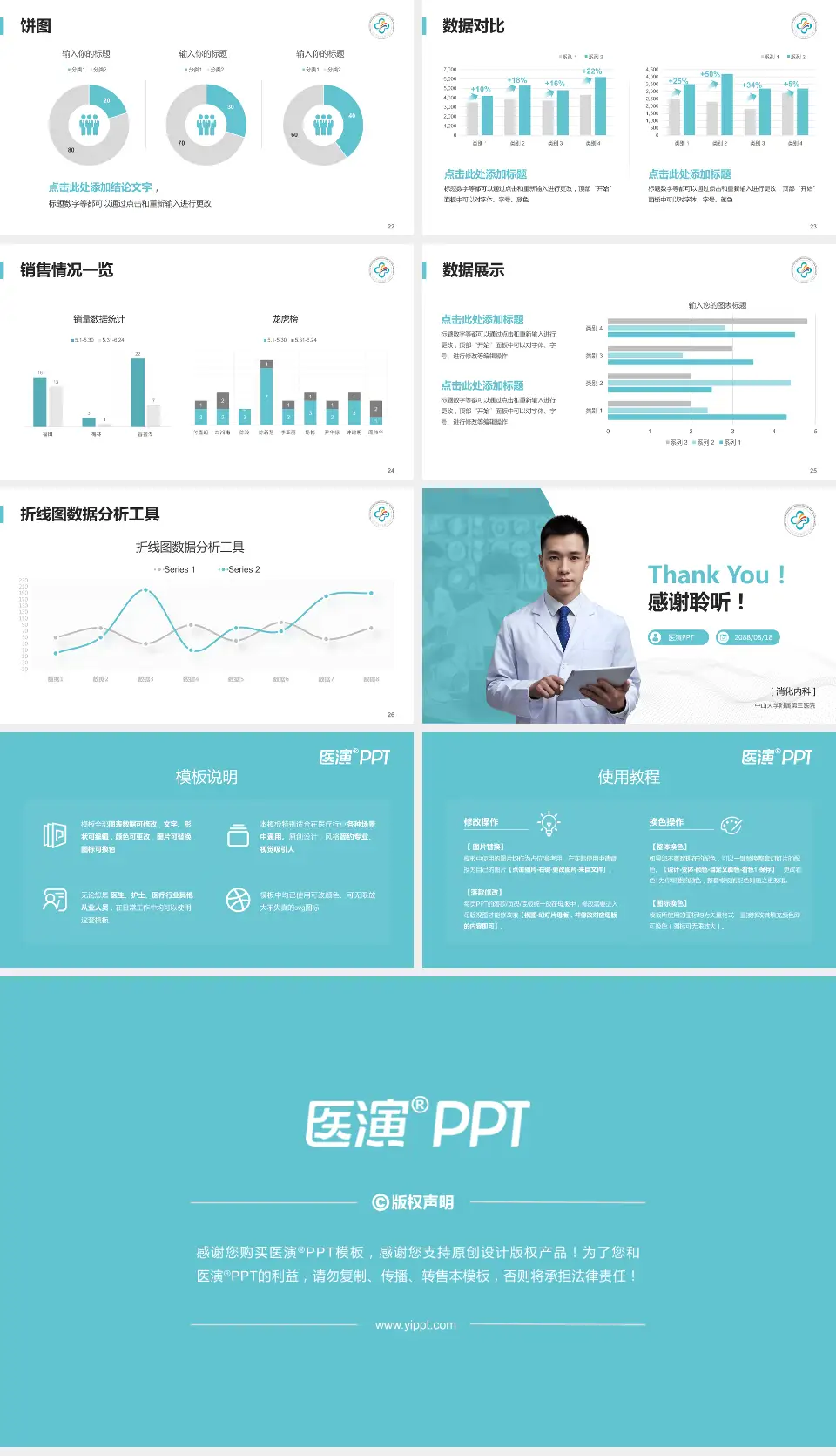 中山大学附属第三医院病例分享与讨论PPT模板16:9格式幻灯片预览图4