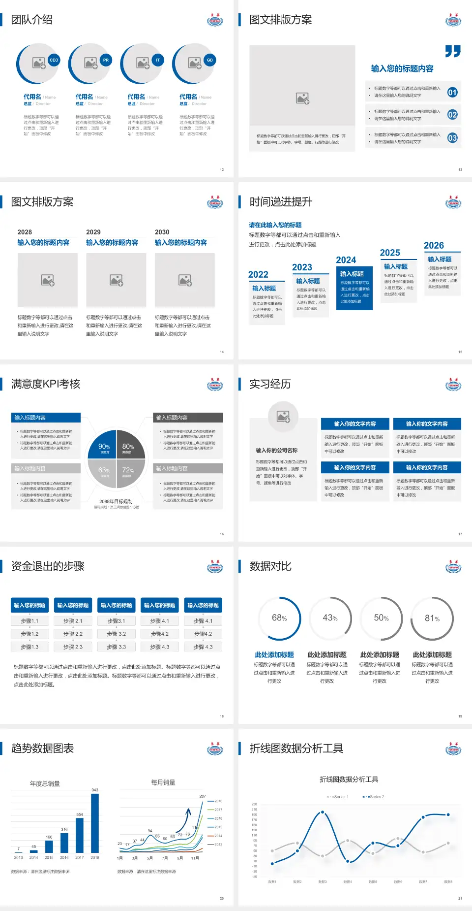 东莞东华医院旗峰分院培训与教育PPT模板4:3格式幻灯片预览图3