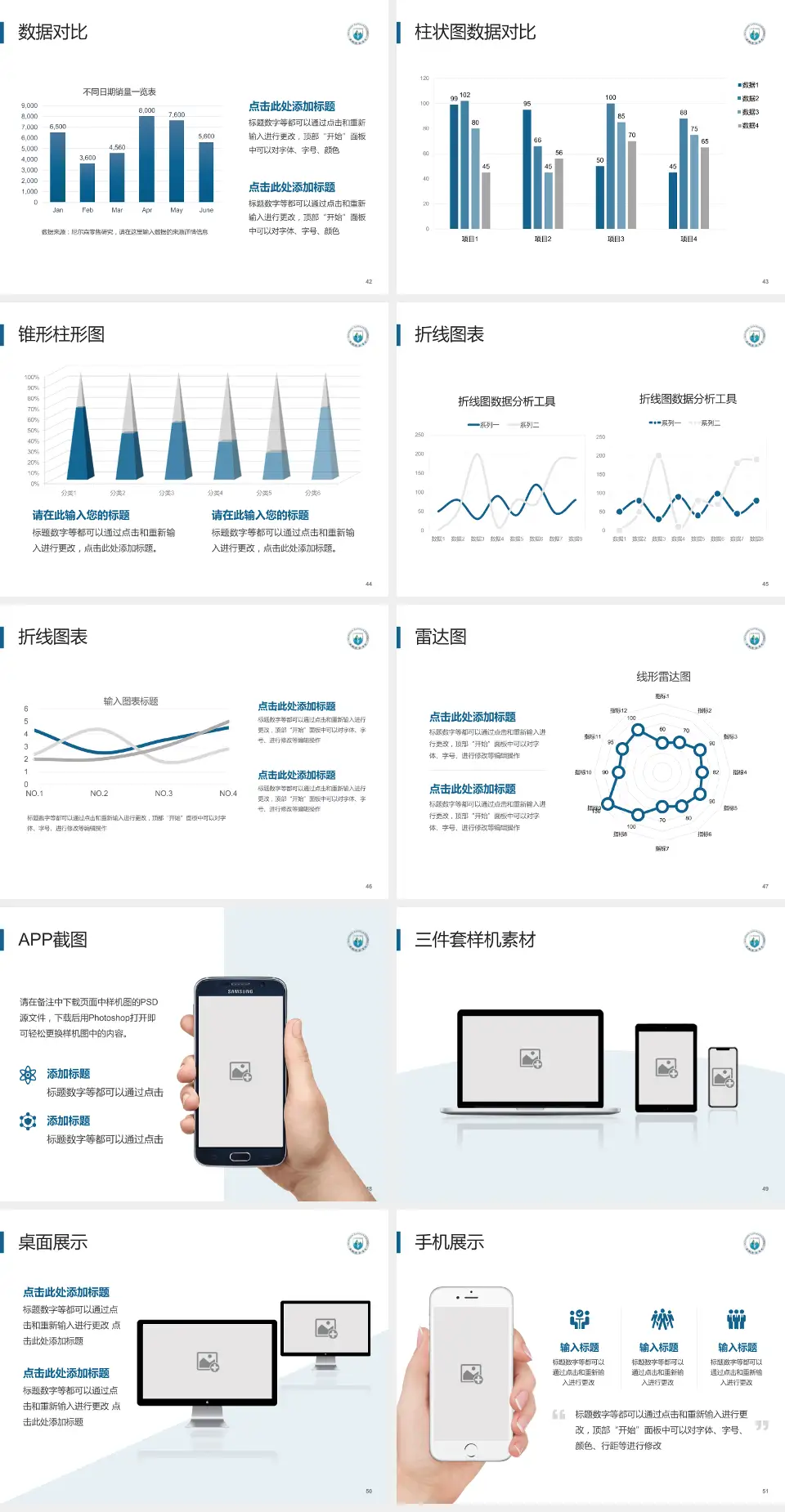 华中科技大学协和深圳医院医院管理报告PPT模板4:3格式幻灯片预览图6