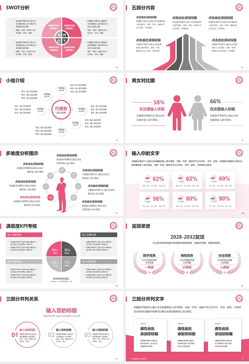佛山市南海区妇幼保健院医疗行业比赛专用PPT模板16:9格式幻灯片预览图5
