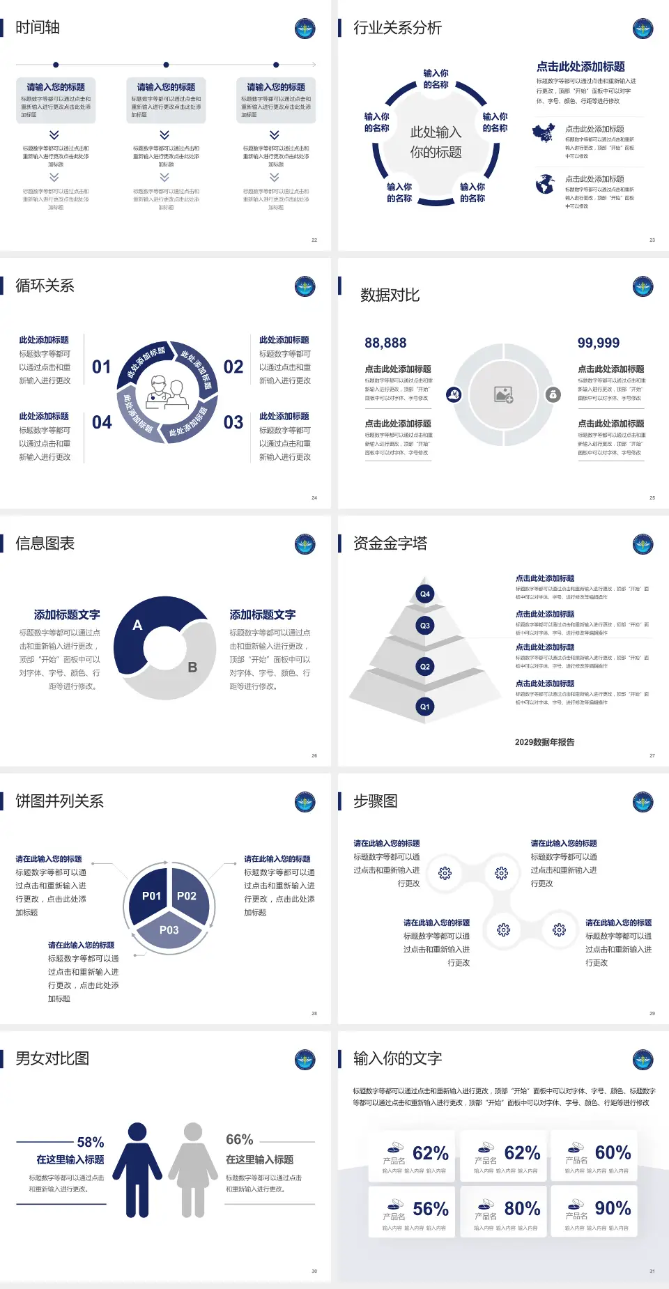 中国医学科学院肿瘤医院深圳医院医院管理报告PPT模板4:3格式幻灯片预览图4