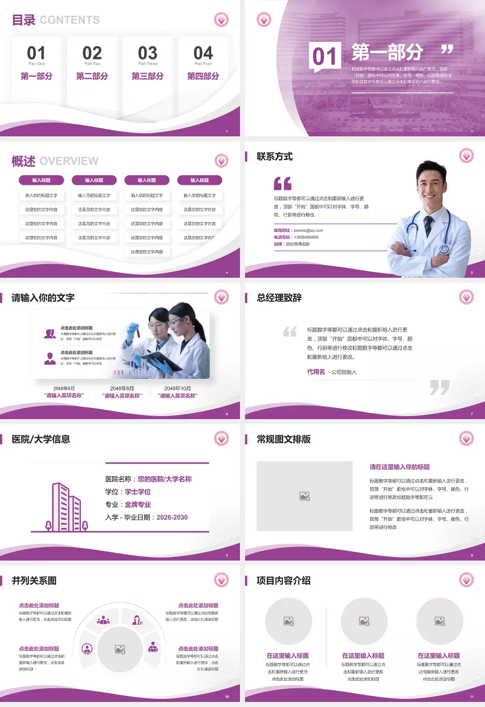 东莞市妇幼保健院会议与研讨会PPT模板16:9格式幻灯片预览图2