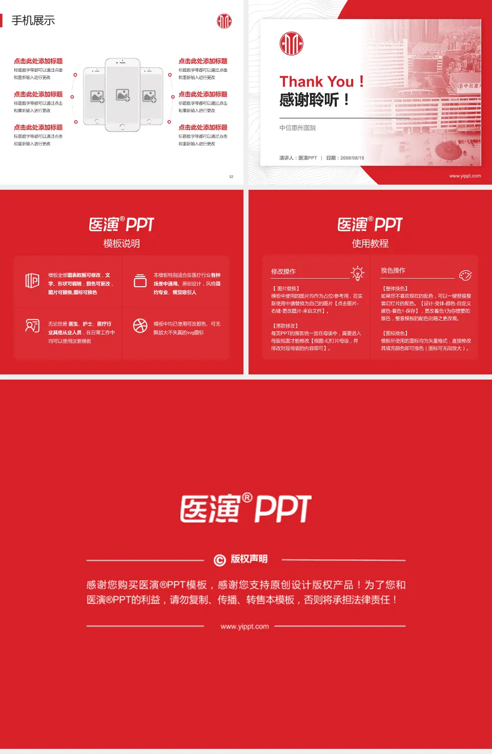 中信惠州医院医院管理报告PPT模板4:3格式幻灯片预览图7