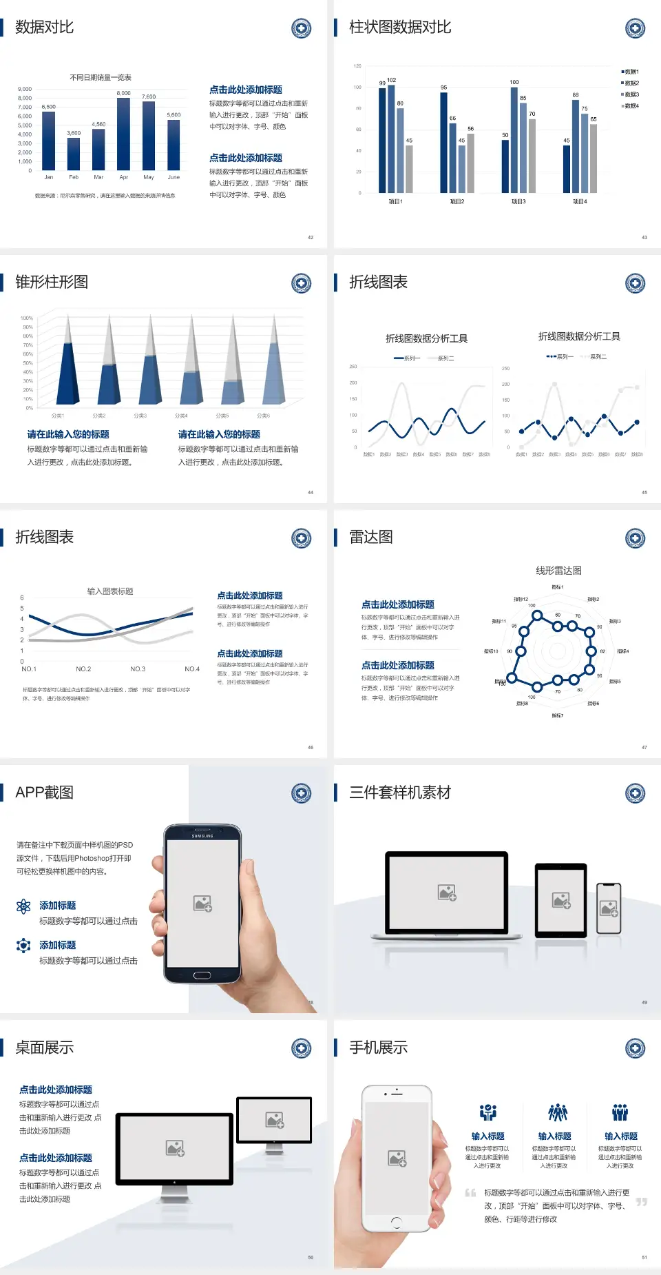 前海人寿（广州）总医院医院管理报告PPT模板4:3格式幻灯片预览图6