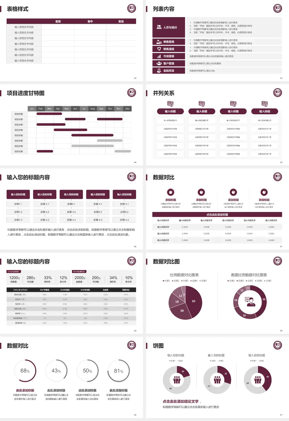中国医学科学院阜外医院深圳医院医疗行业比赛专用PPT模板16:9格式幻灯片预览图6