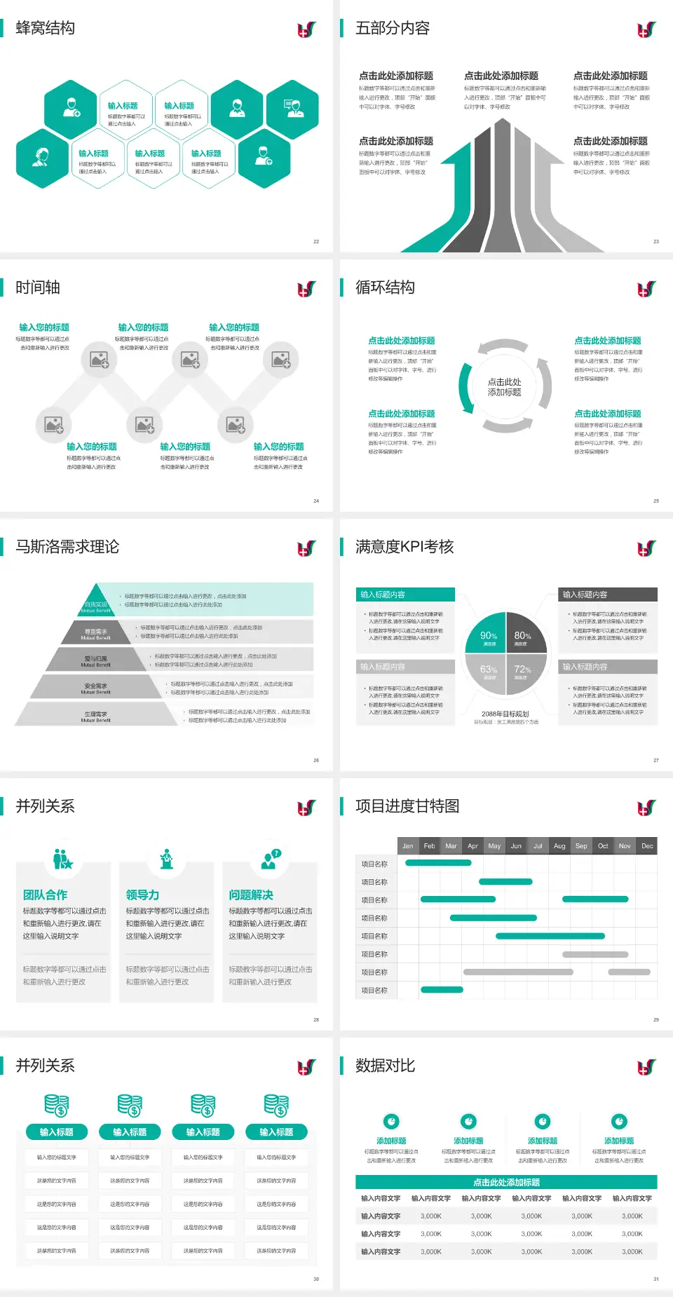 佛山市顺德区第一人民医院医疗知识普及PPT模板4:3格式幻灯片预览图4