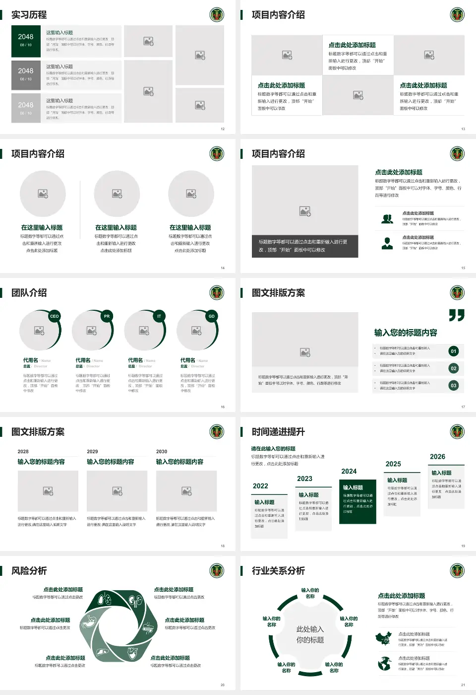 中国人民解放军陆军第七十四集团军医院个人求职应聘简历PPT模板16:9格式幻灯片预览图3