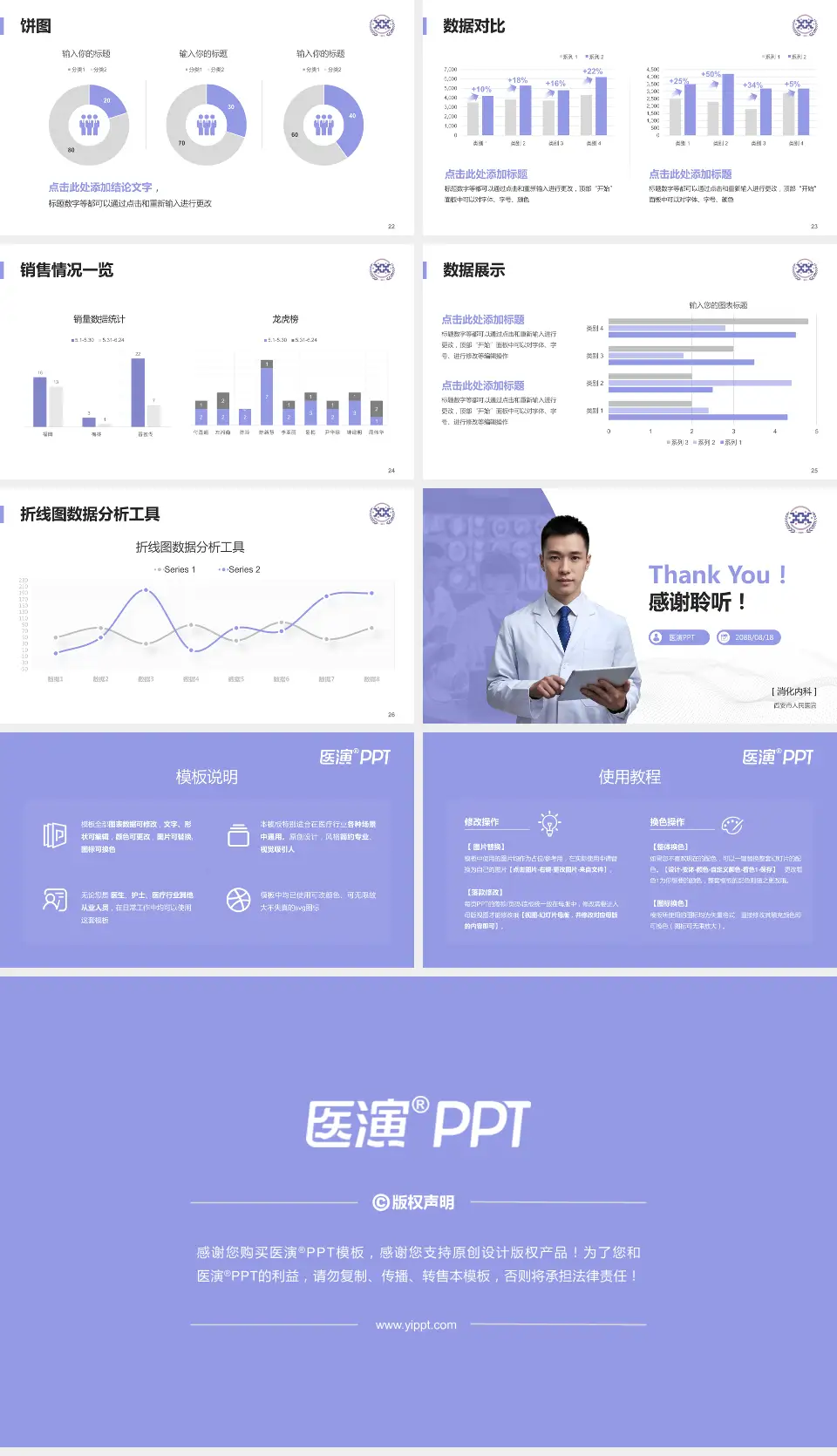 西安市人民医院病例分享与讨论PPT模板16:9格式幻灯片预览图4