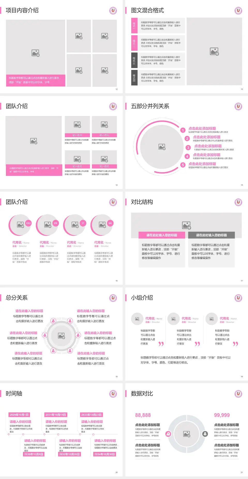 渭南市妇幼保健院医疗知识普及PPT模板4:3格式幻灯片预览图3
