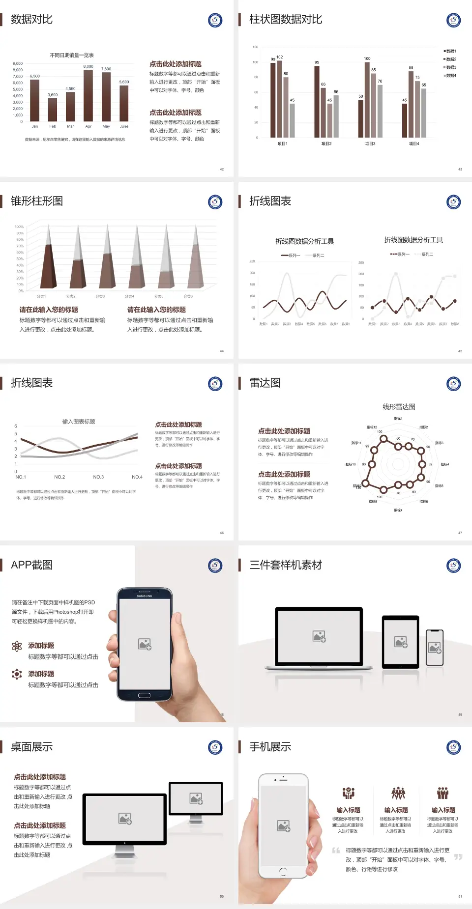 西安市第五医院医院管理报告PPT模板4:3格式幻灯片预览图6