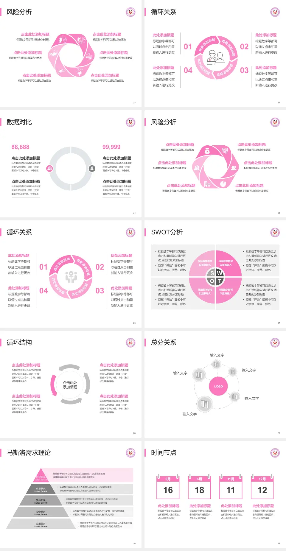 渭南市妇幼保健院科研成果展示PPT模板4:3格式幻灯片预览图4