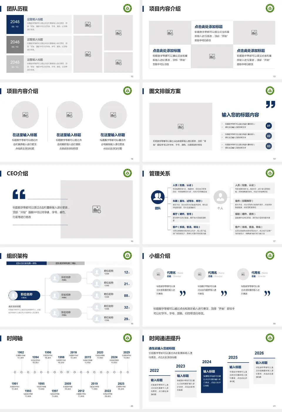 六安市中医院医院管理报告PPT模板16:9格式幻灯片预览图3