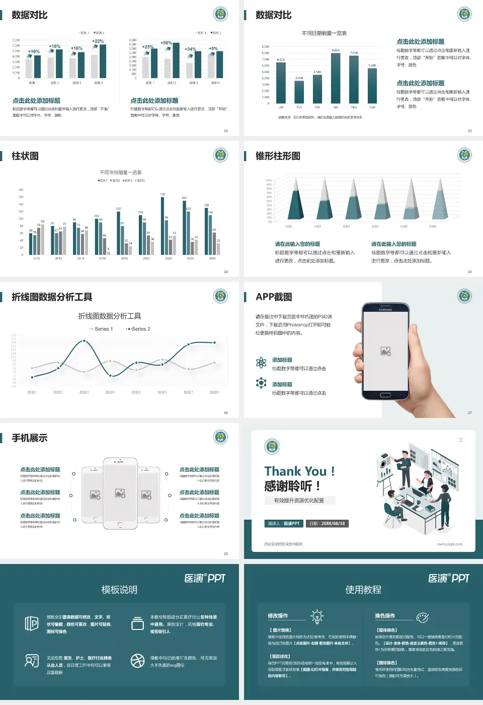 西安医学院附属宝鸡医院财务与预算报告PPT模板16:9格式幻灯片预览图4