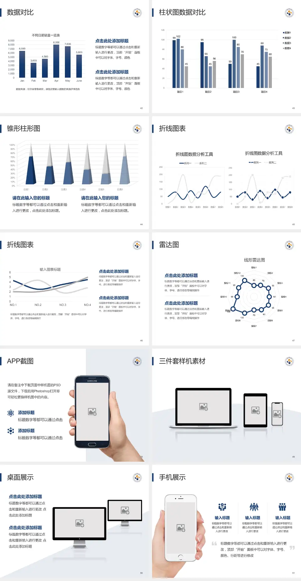 西安市第九医院医院管理报告PPT模板4:3格式幻灯片预览图6