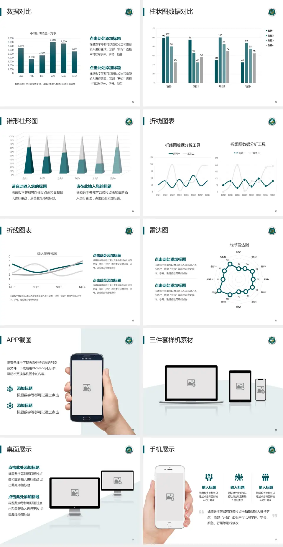 西安市第八医院医院管理报告PPT模板4:3格式幻灯片预览图6