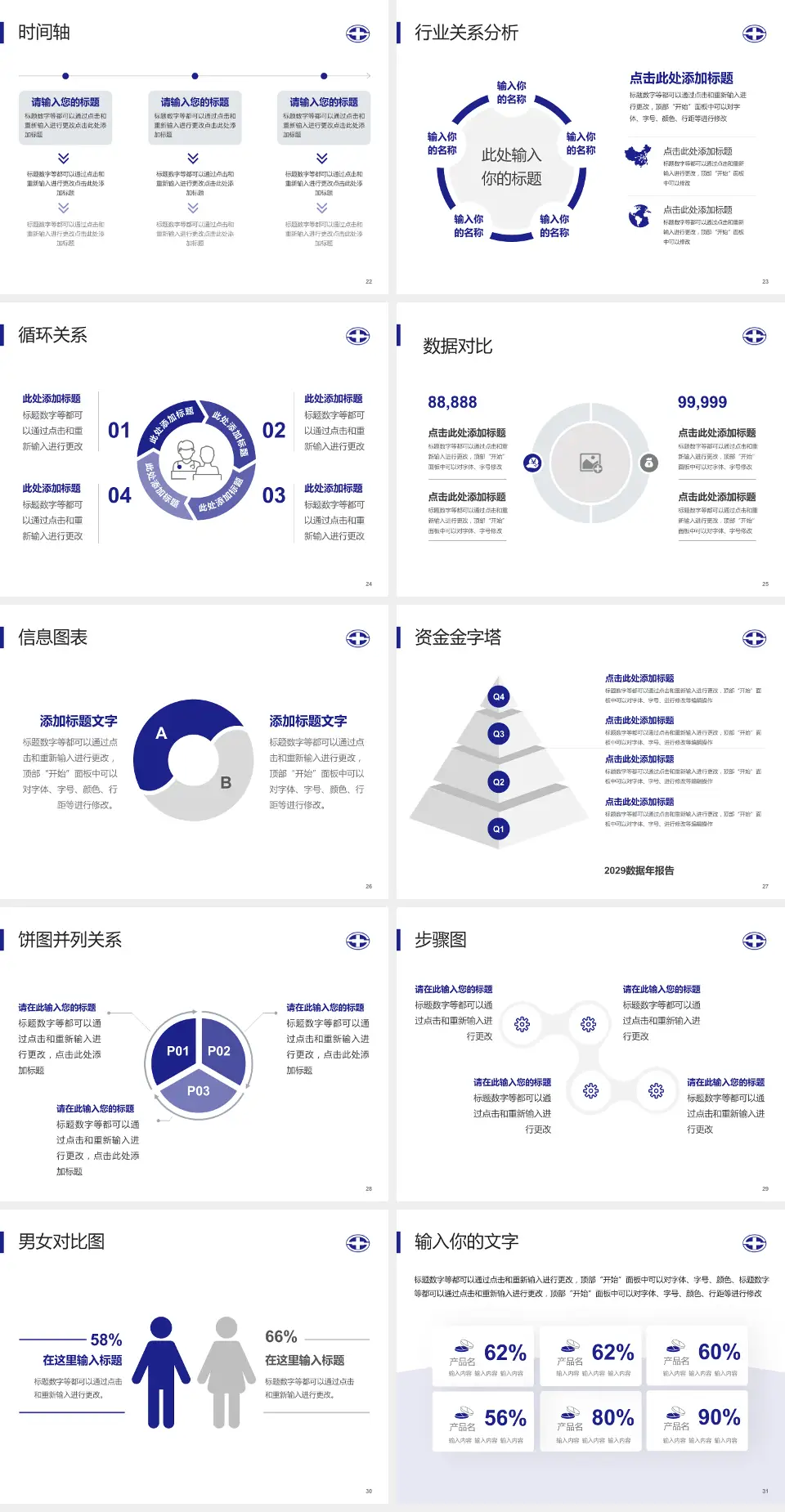 陕西省人民医院医院管理报告PPT模板4:3格式幻灯片预览图4