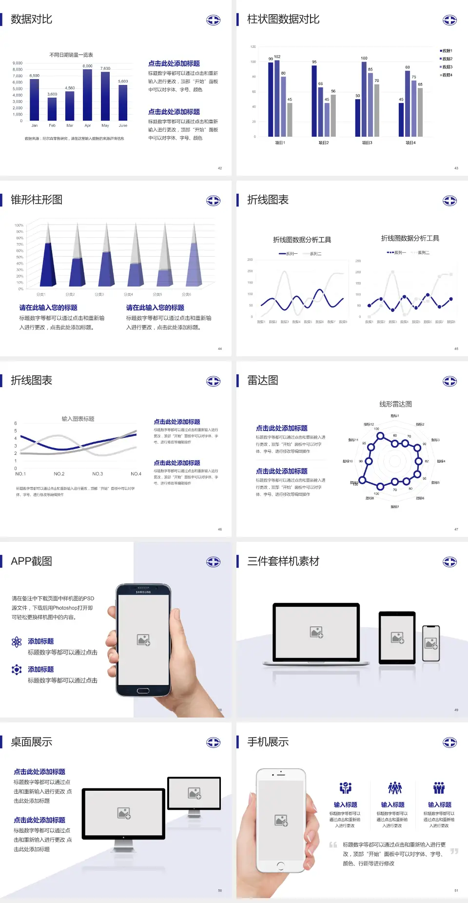 陕西省人民医院医院管理报告PPT模板4:3格式幻灯片预览图6