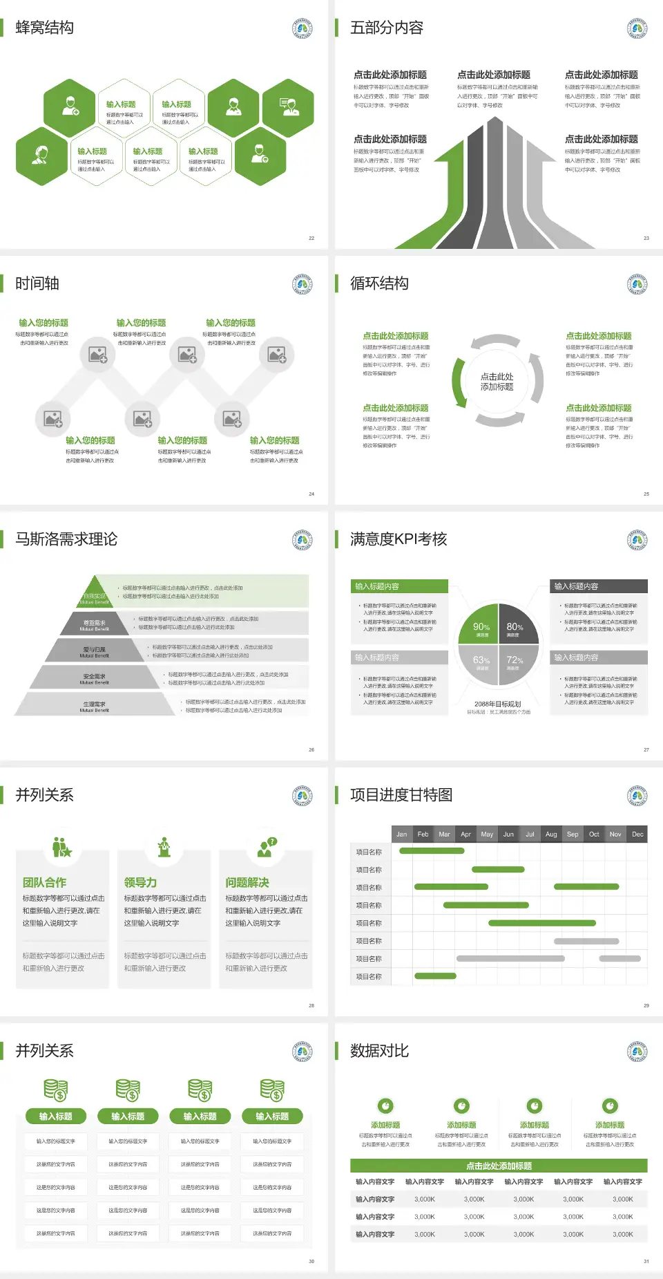 陕西省结核病防治院医疗知识普及PPT模板4:3格式幻灯片预览图4