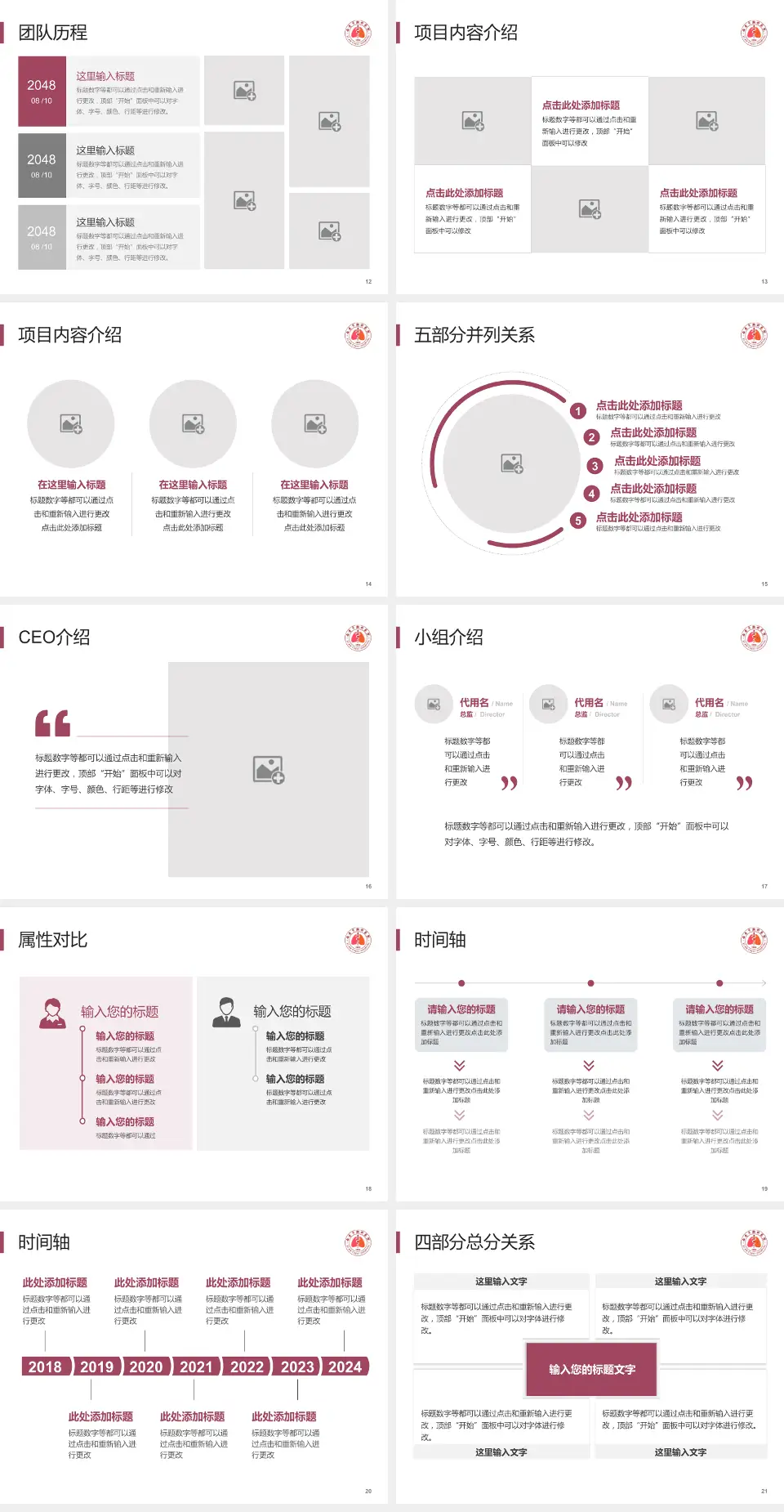 西安市胸科医院科研成果展示PPT模板4:3格式幻灯片预览图3
