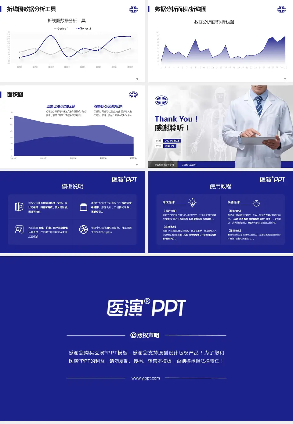 陕西省人民医院患者教育与指导PPT模板16:9格式幻灯片预览图7