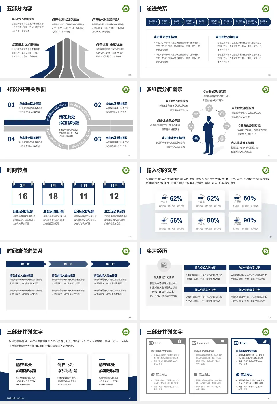 六安市中医院品管圈PDCA演示专用PPT模板16:9格式幻灯片预览图5