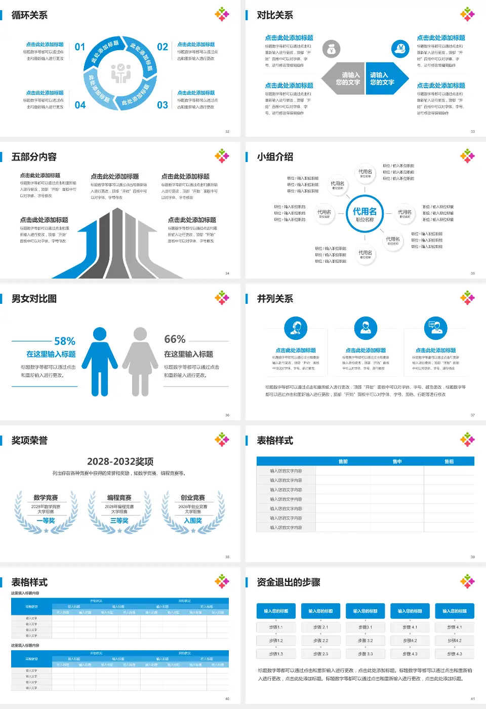 西安市儿童医院医院简介/日常通用PPT模板16:9格式幻灯片预览图5
