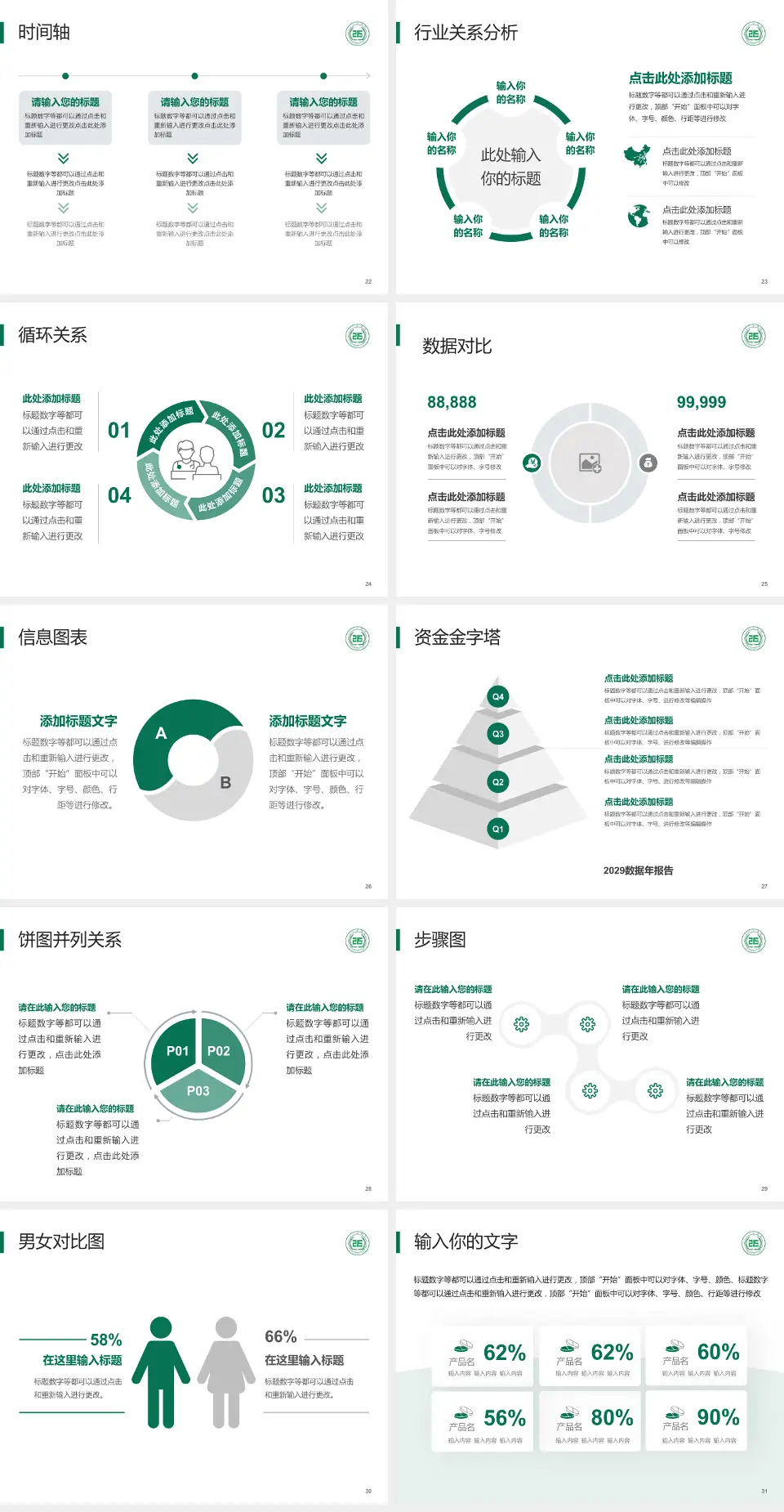 陕西省核工业二一五医院医院管理报告PPT模板4:3格式幻灯片预览图4