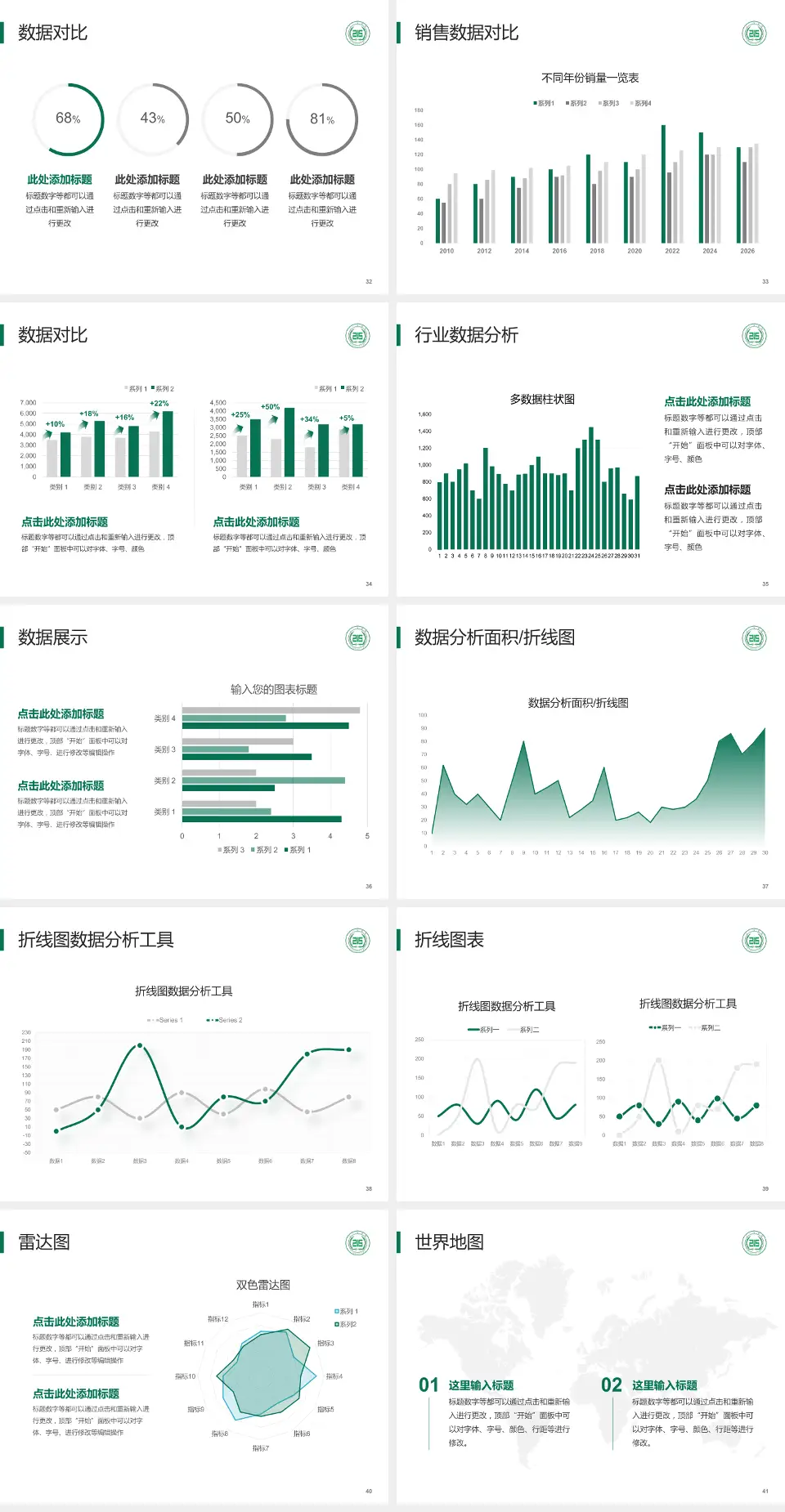 陕西省核工业二一五医院会议与研讨会PPT模板4:3格式幻灯片预览图5