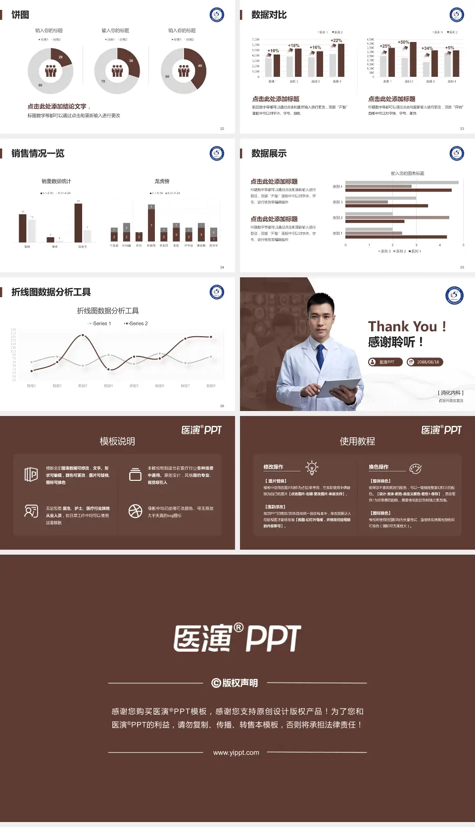 西安市第五医院病例分享与讨论PPT模板16:9格式幻灯片预览图4