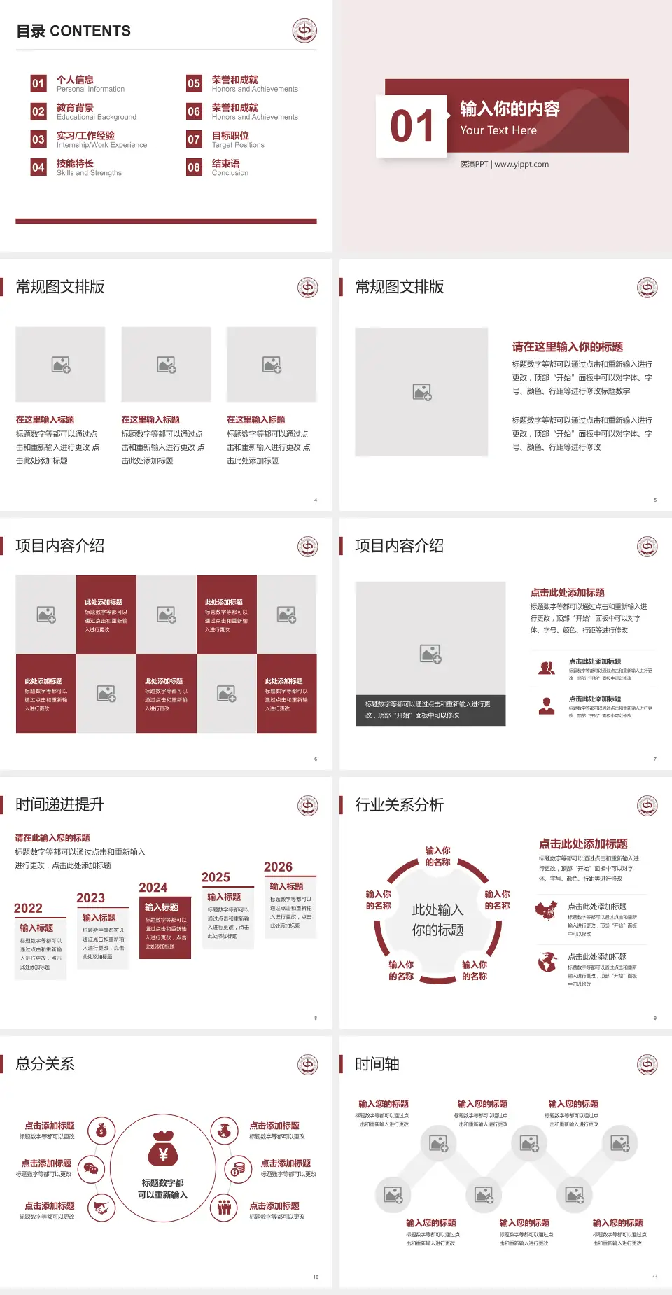 西安市中医院财务与预算报告PPT模板4:3格式幻灯片预览图2