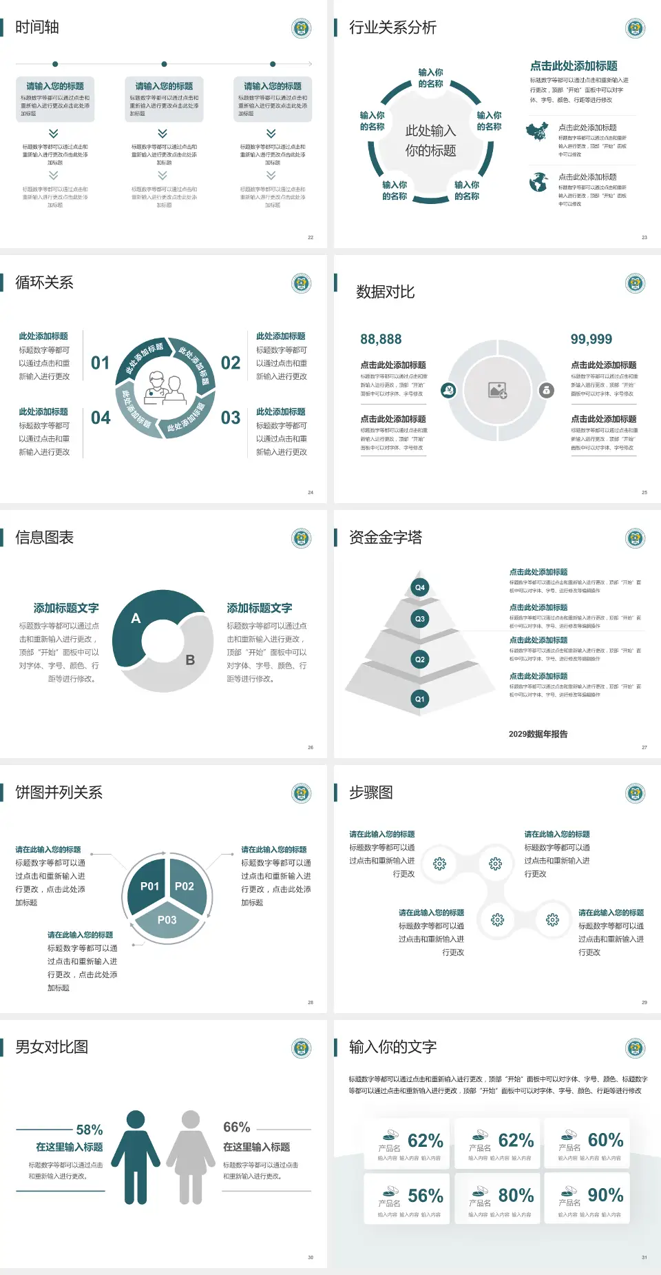 西安医学院附属宝鸡医院医院管理报告PPT模板4:3格式幻灯片预览图4