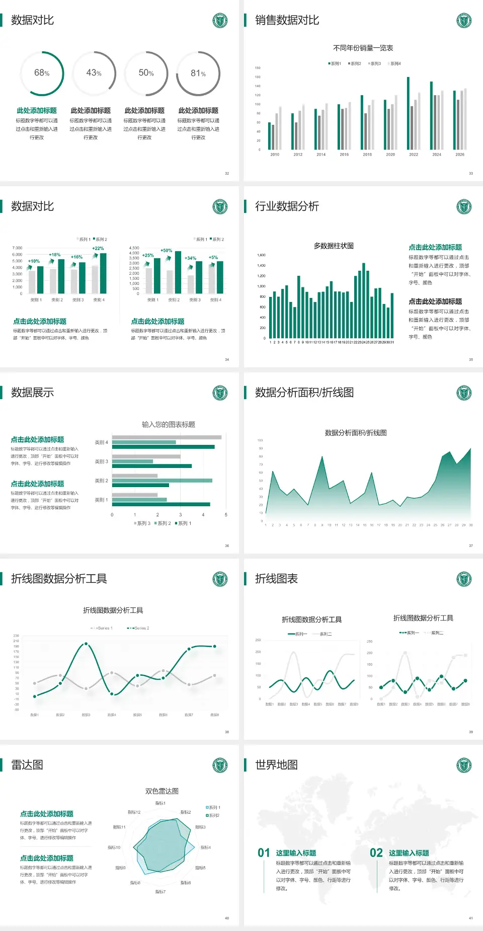 空军军医大学第三附属医院（口腔医学院）会议与研讨会PPT模板4:3格式幻灯片预览图5