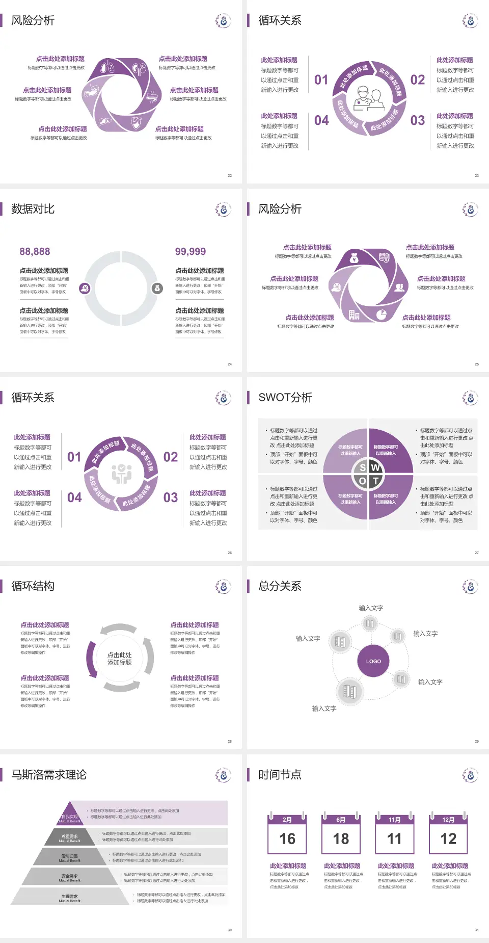 铜川市妇幼保健院科研成果展示PPT模板4:3格式幻灯片预览图4