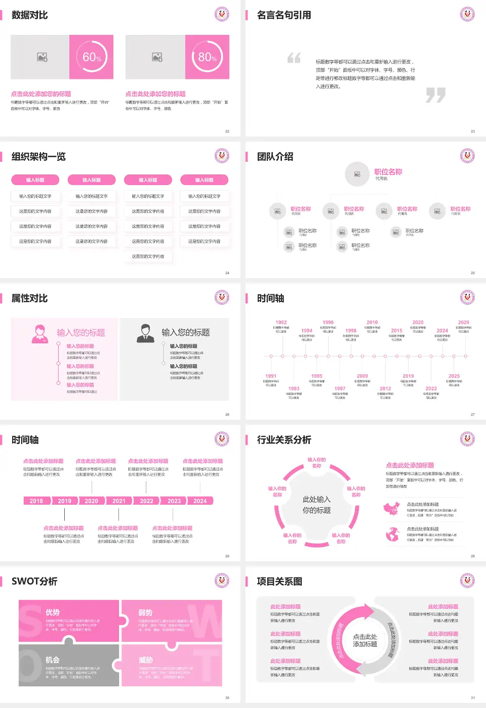 渭南市妇幼保健院医院简介/日常通用PPT模板16:9格式幻灯片预览图4