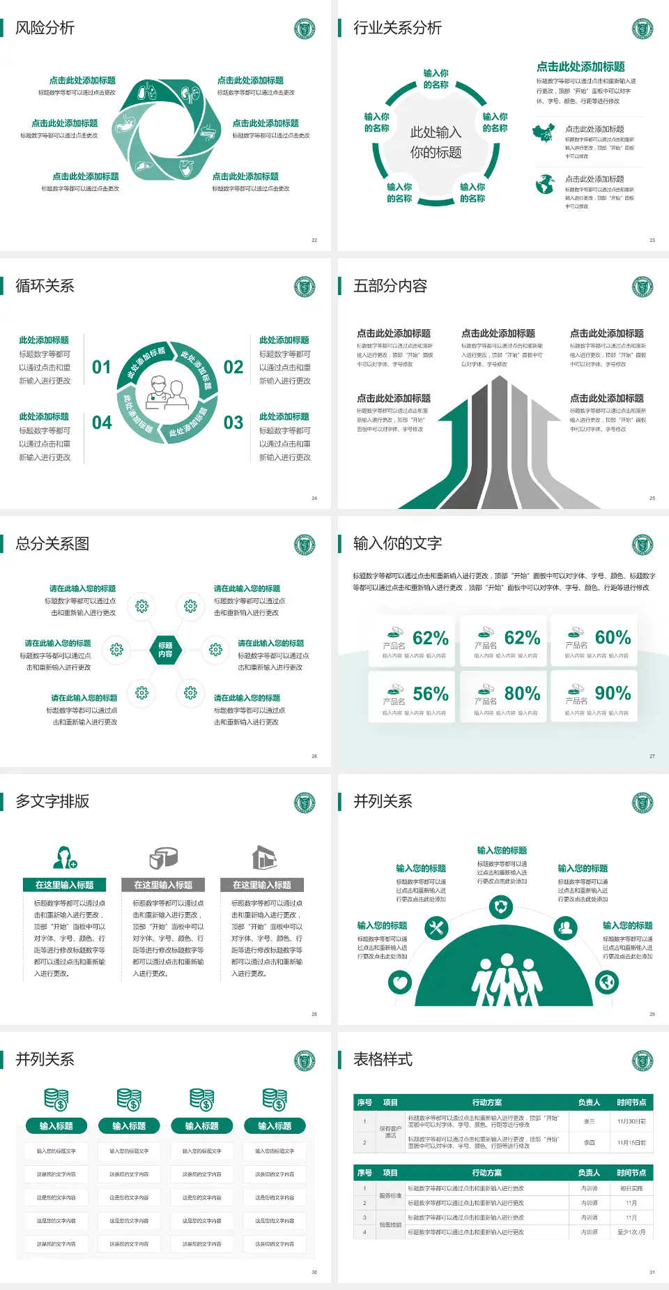 空军军医大学第三附属医院（口腔医学院）科室介绍与推广PPT模板4:3格式幻灯片预览图4