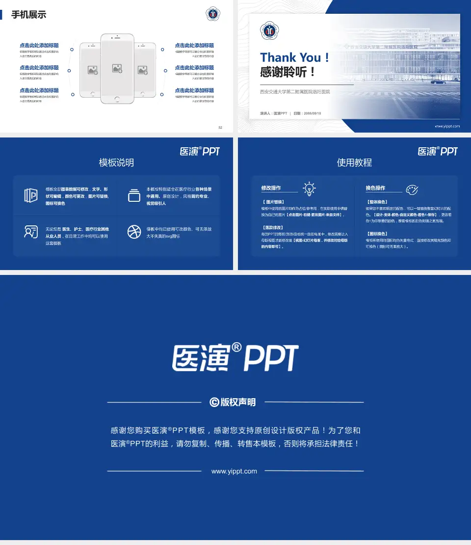 西安交通大学第二附属医院洛阳医院医院管理报告PPT模板16:9格式幻灯片预览图7