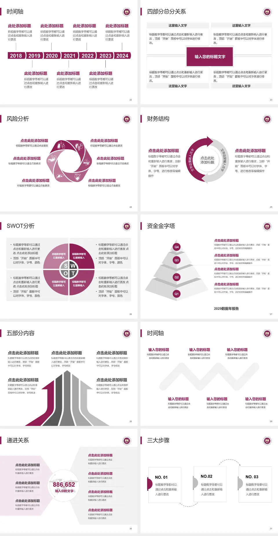 西北妇女儿童医院患者教育与指导PPT模板4:3格式幻灯片预览图4