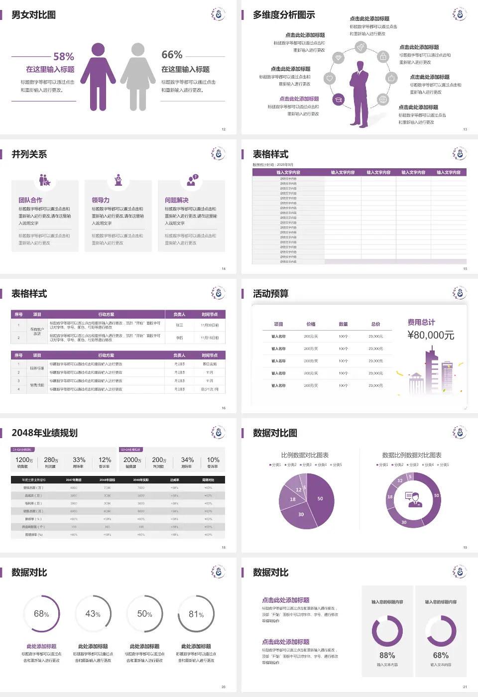 铜川市妇幼保健院财务与预算报告PPT模板16:9格式幻灯片预览图3