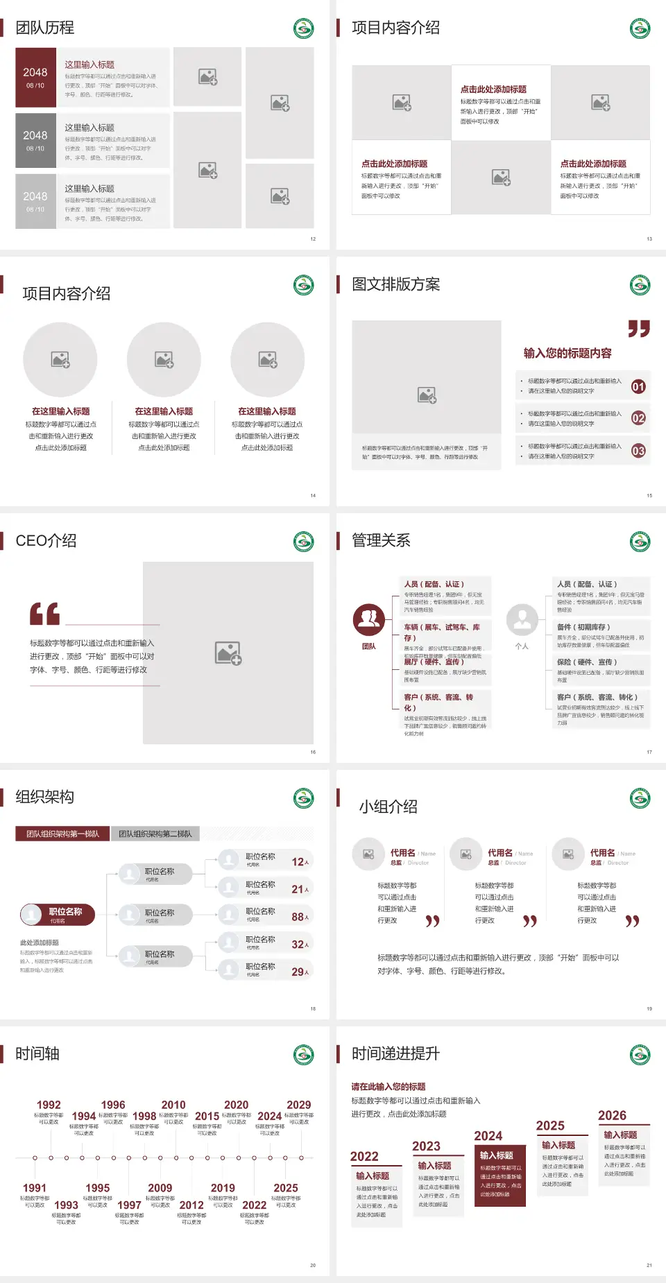 陕西中医药大学附属医院医院管理报告PPT模板4:3格式幻灯片预览图3