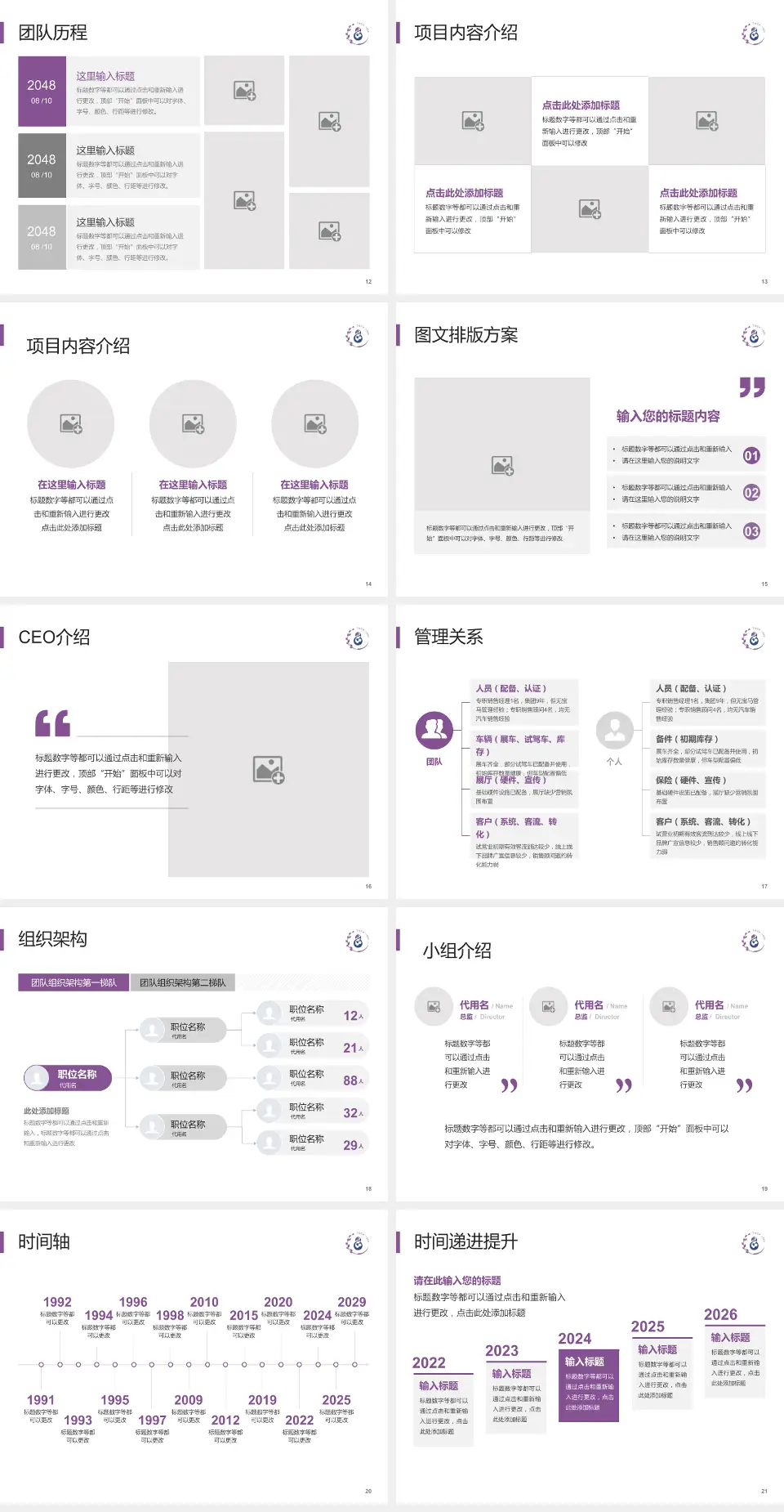 铜川市妇幼保健院医院管理报告PPT模板4:3格式幻灯片预览图3