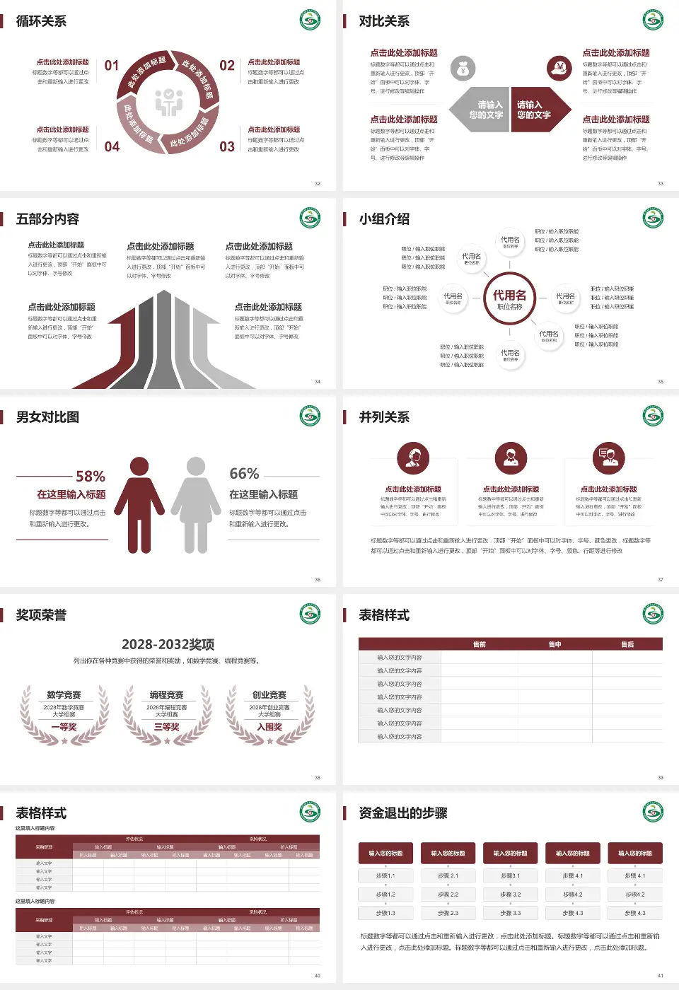 陕西中医药大学附属医院医院简介/日常通用PPT模板16:9格式幻灯片预览图5