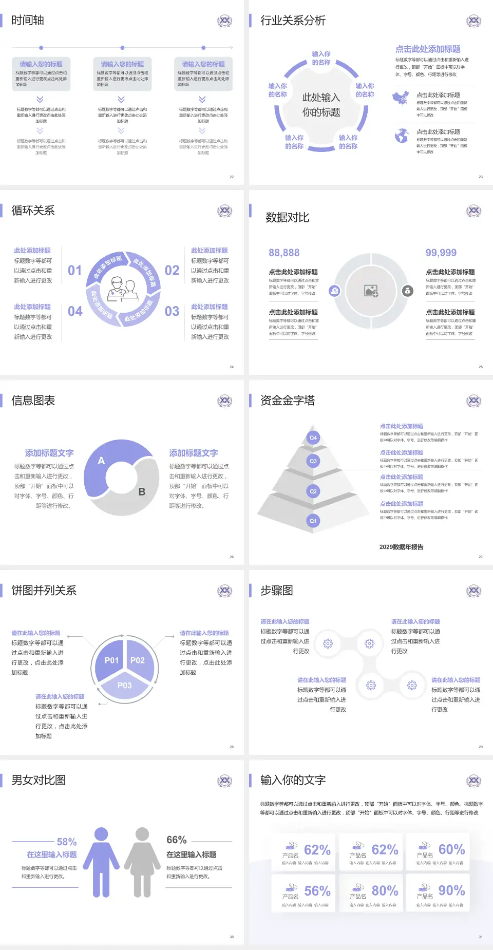西安市人民医院医院管理报告PPT模板4:3格式幻灯片预览图4