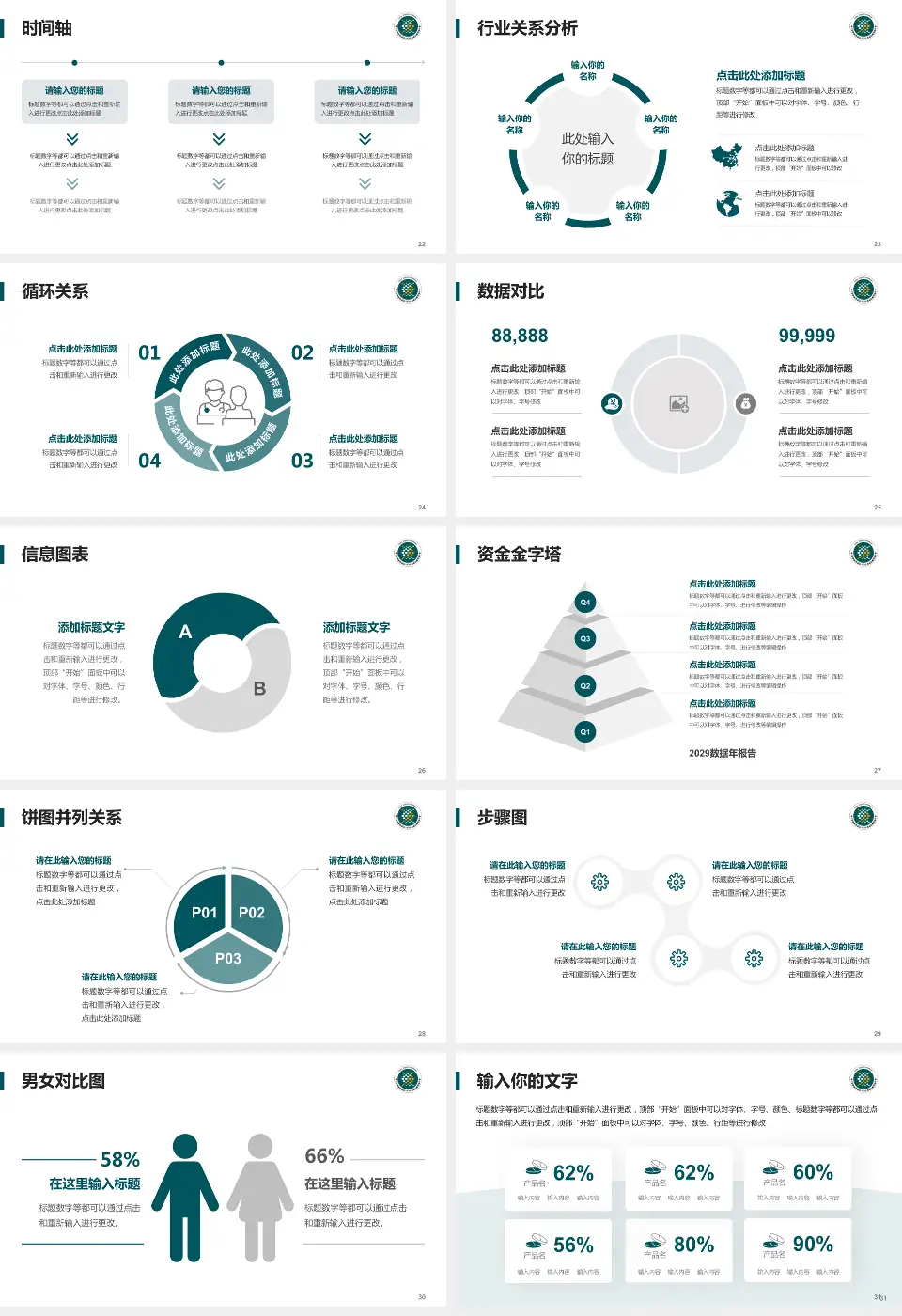 西安市第八医院医院管理报告PPT模板16:9格式幻灯片预览图4
