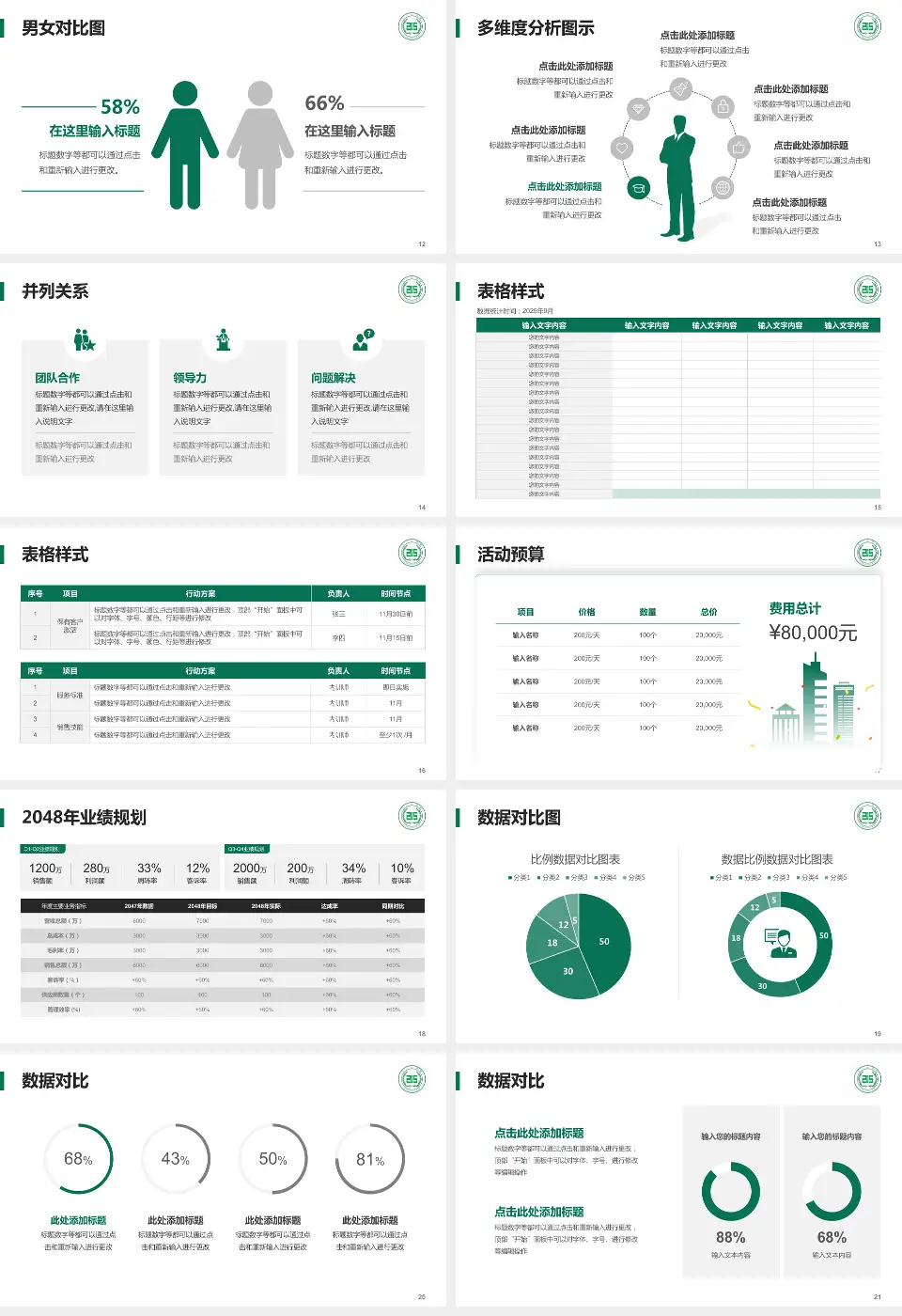 陕西省核工业二一五医院财务与预算报告PPT模板16:9格式幻灯片预览图3
