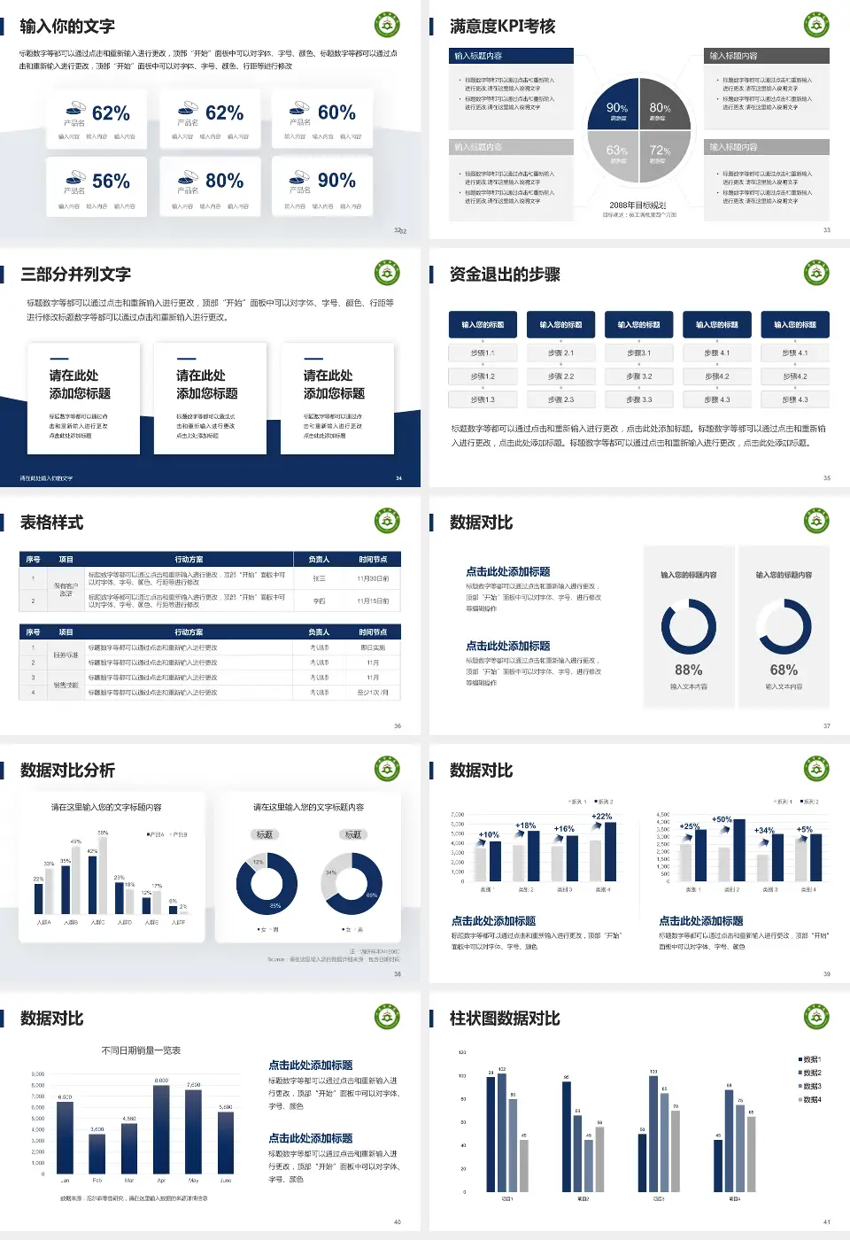 六安市中医院科研成果展示PPT模板16:9格式幻灯片预览图5