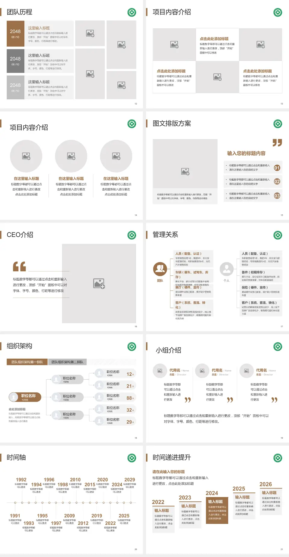 陕西省中医医院医院管理报告PPT模板4:3格式幻灯片预览图3