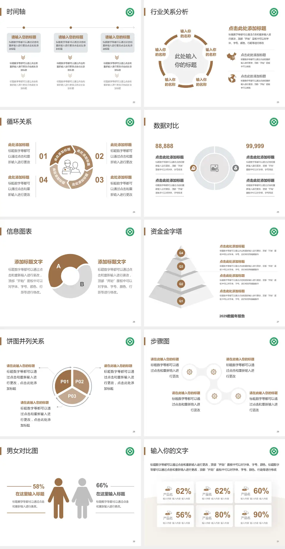 陕西省中医医院医院管理报告PPT模板4:3格式幻灯片预览图4