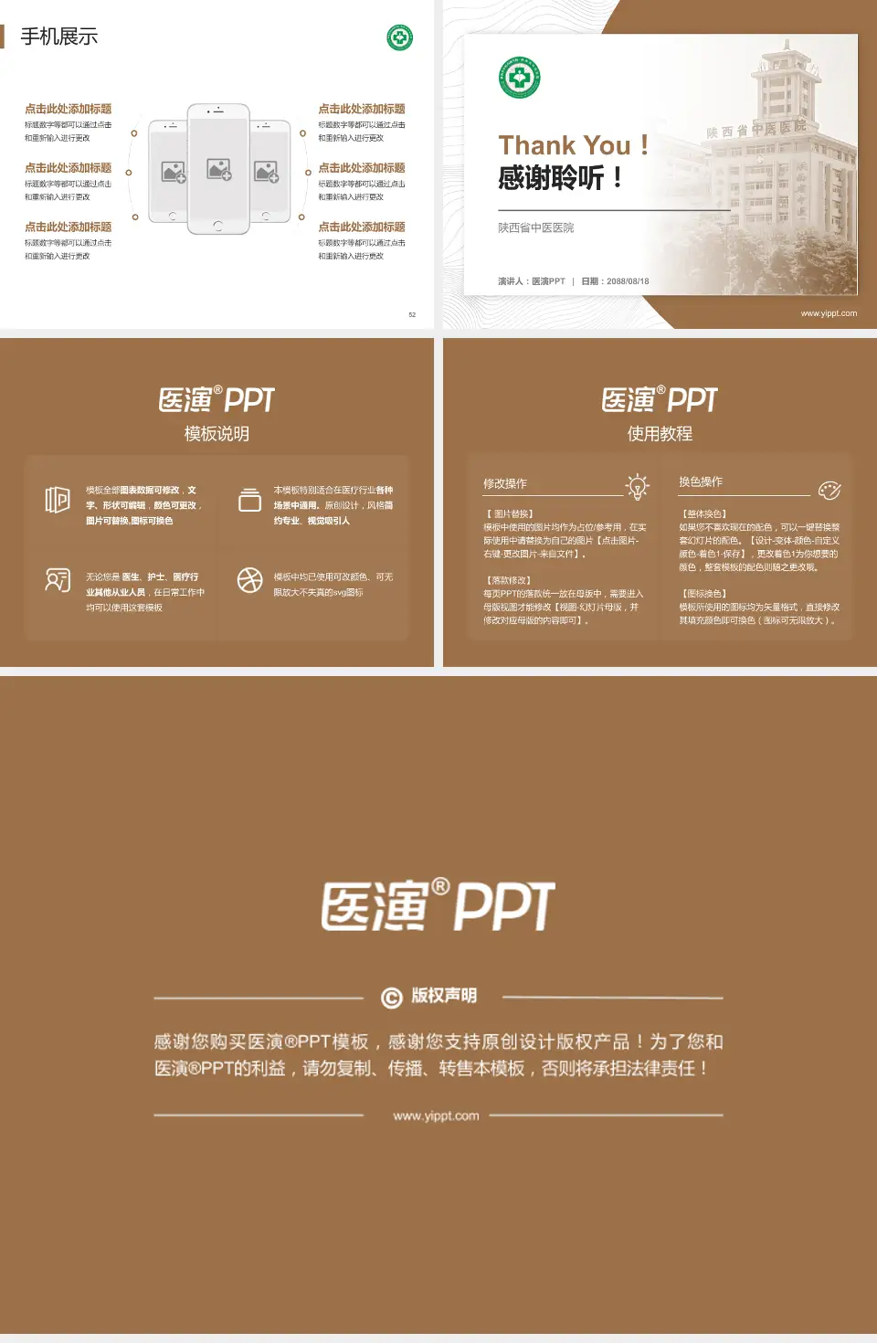 陕西省中医医院医院管理报告PPT模板4:3格式幻灯片预览图7