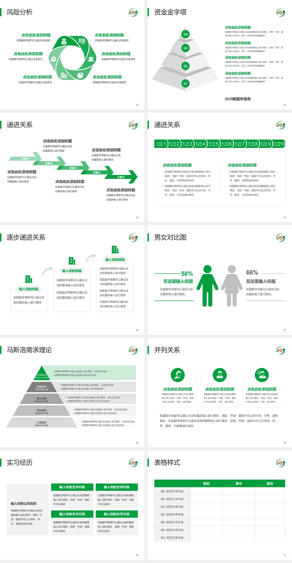 西安市精神卫生中心项目申请与汇报PPT模板4:3格式幻灯片预览图4