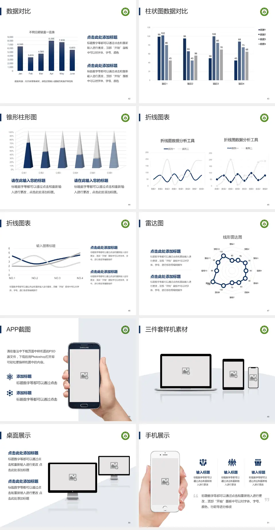 六安市中医院医院管理报告PPT模板4:3格式幻灯片预览图6